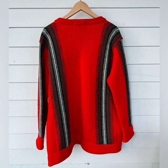Vintage Wool Zipper Cardigan 🐑 🏴󠁧󠁢󠁳󠁣󠁴󠁿 Knit Shirt Jacket - Picture 7 of 8